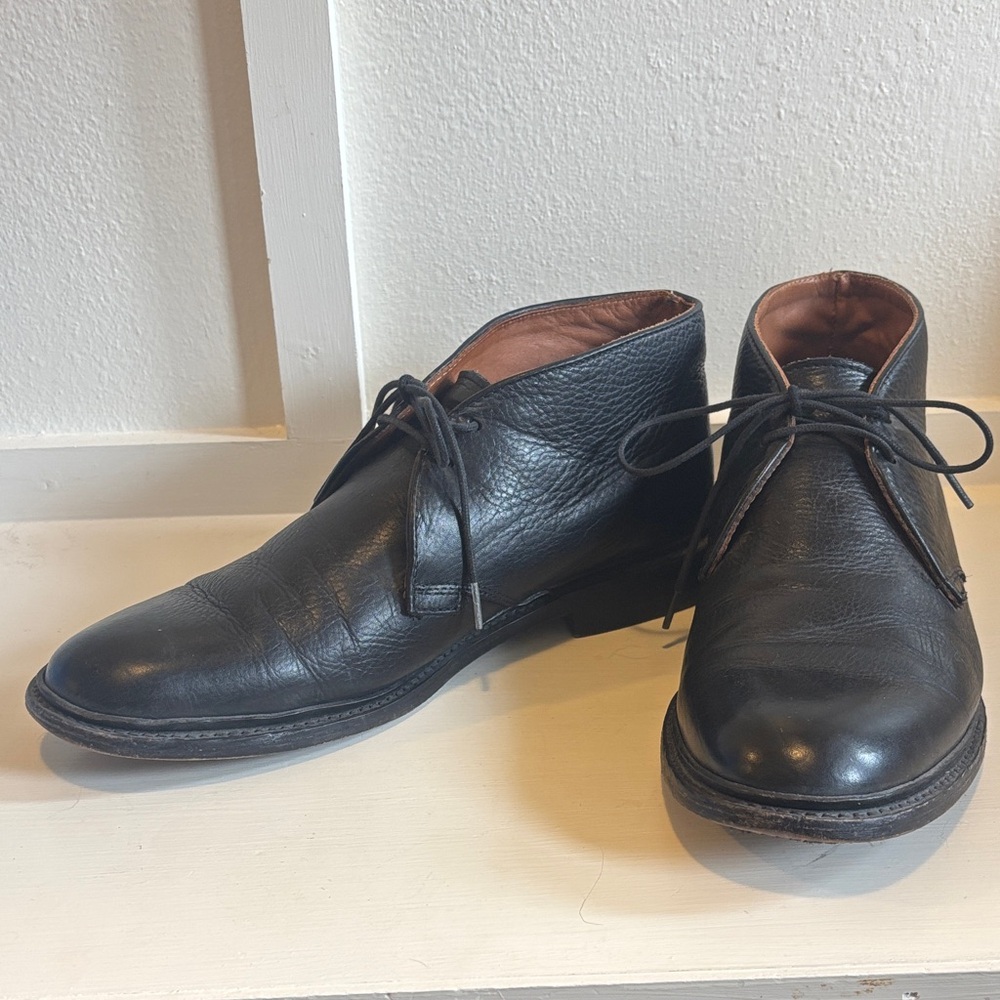 Frye Black Leather Men's Dress Shoes